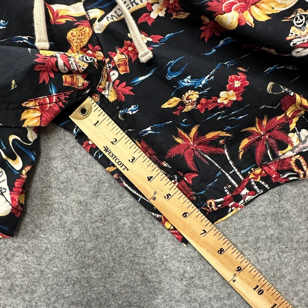 Modern Amusement Board Shorts Mens M Multicolor‎ Dia De Muertos Surf Swim Trunks